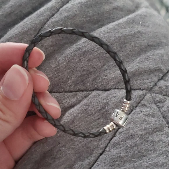 Pandora | Jewelry | Leather Pandora Bracelet | Poshmark
